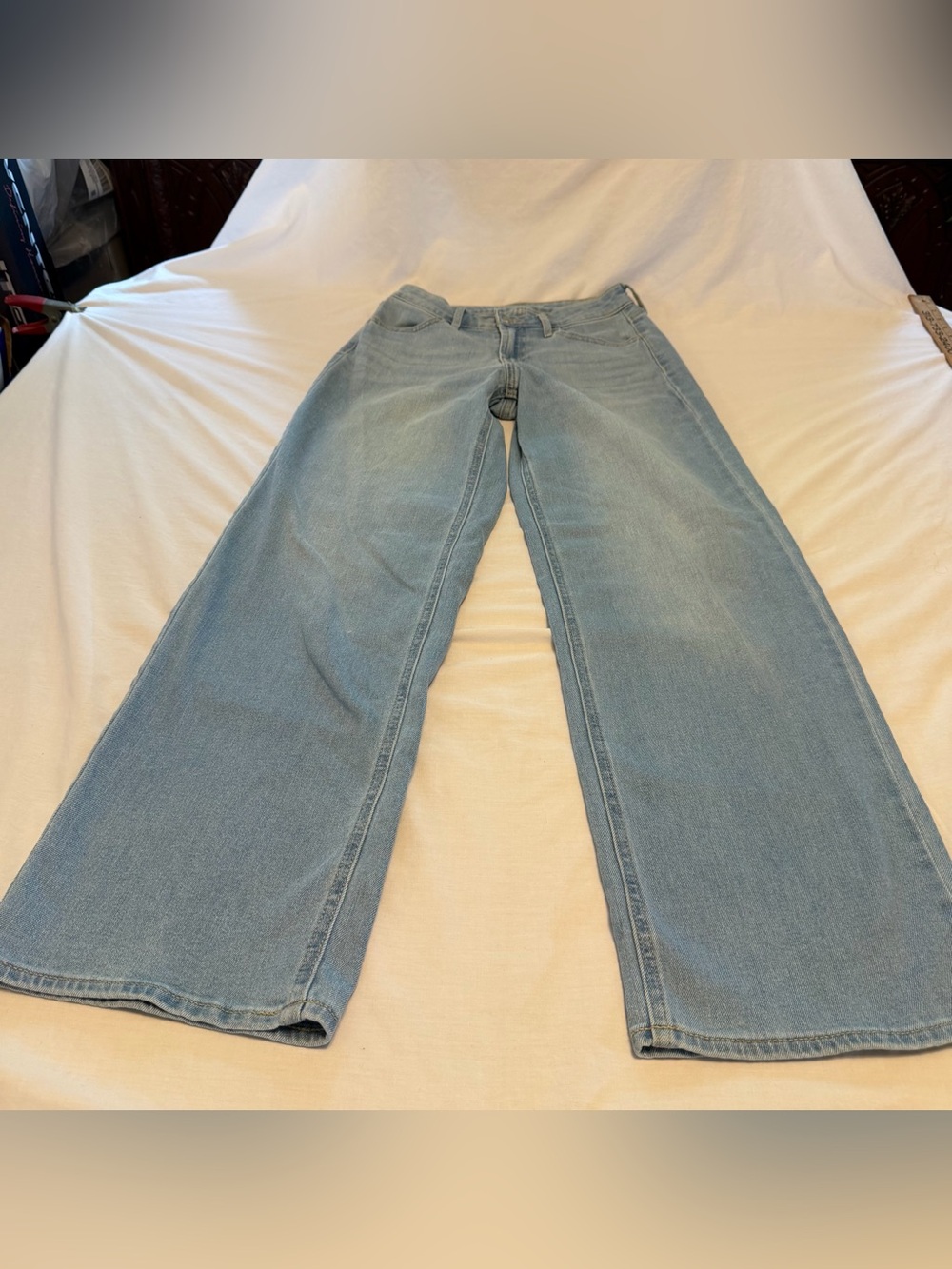 Old Navy Light Blue Wide-Leg High Rise women’s Jeans Size 0